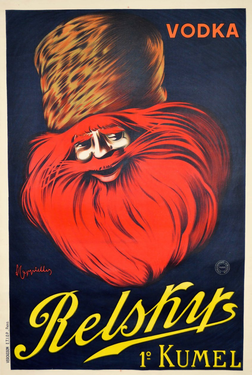 Relský vodka, 1925. od Leonetto Cappiello
