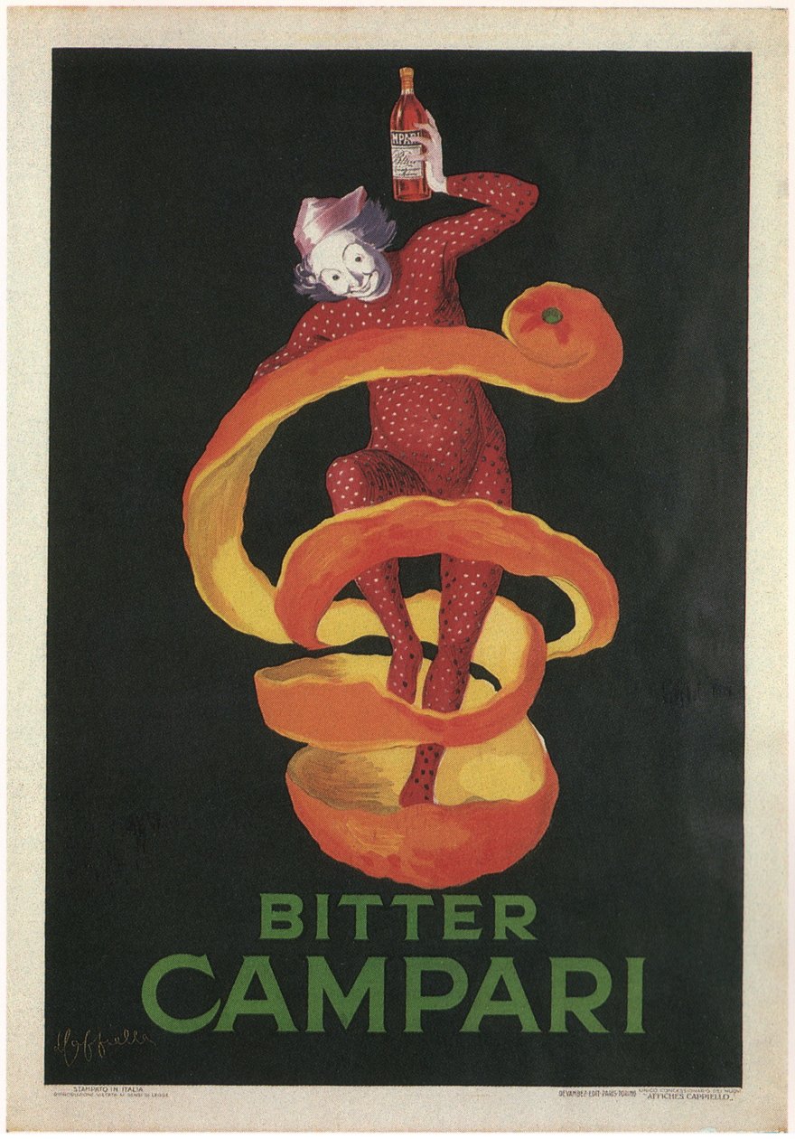 reklama na Bitter Campari od Leonetto Cappiello