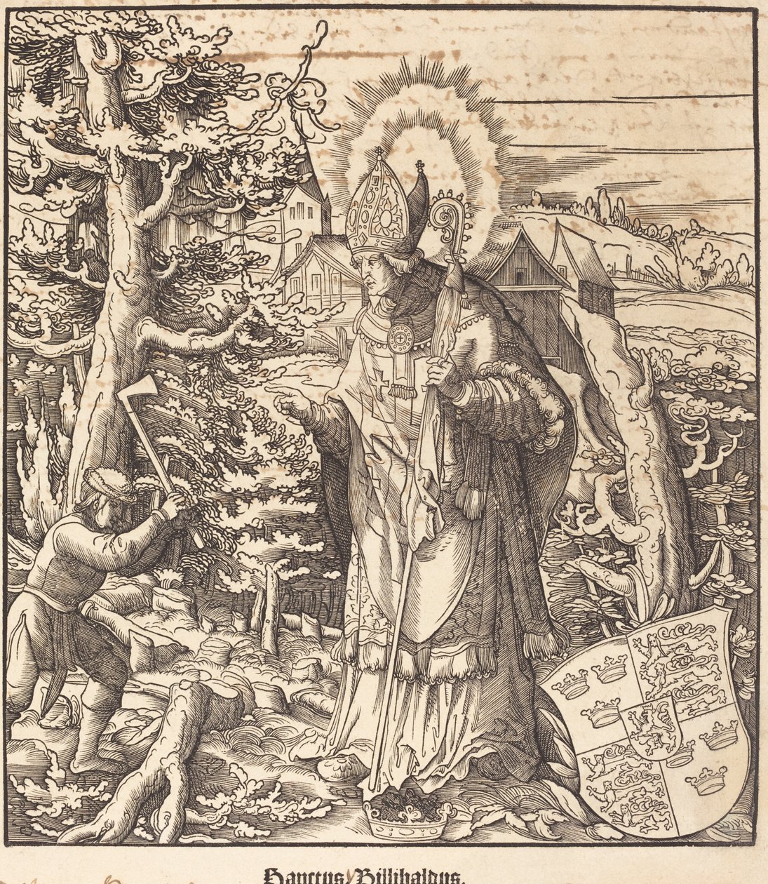 Svatý Willibaldus od Leonhard Beck
