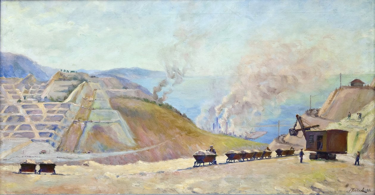 Cementárna par Pletnev od Leonid Arkadyevich Pletnev