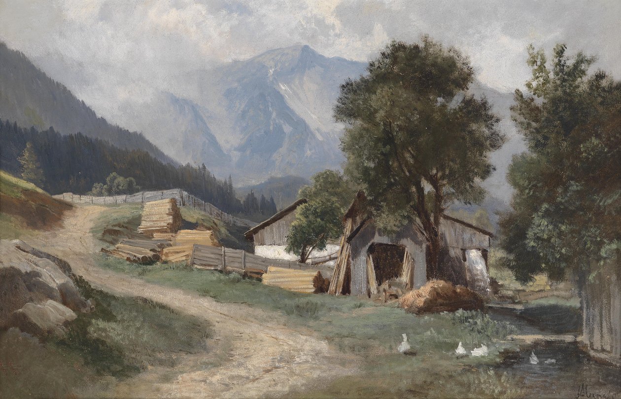 Motiv od Gasteina od Leopold Munsch