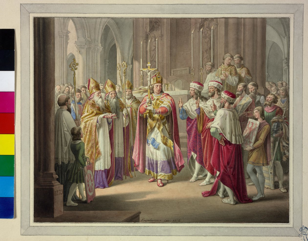 Volba krále 1273 od Leopold Kupelwieser