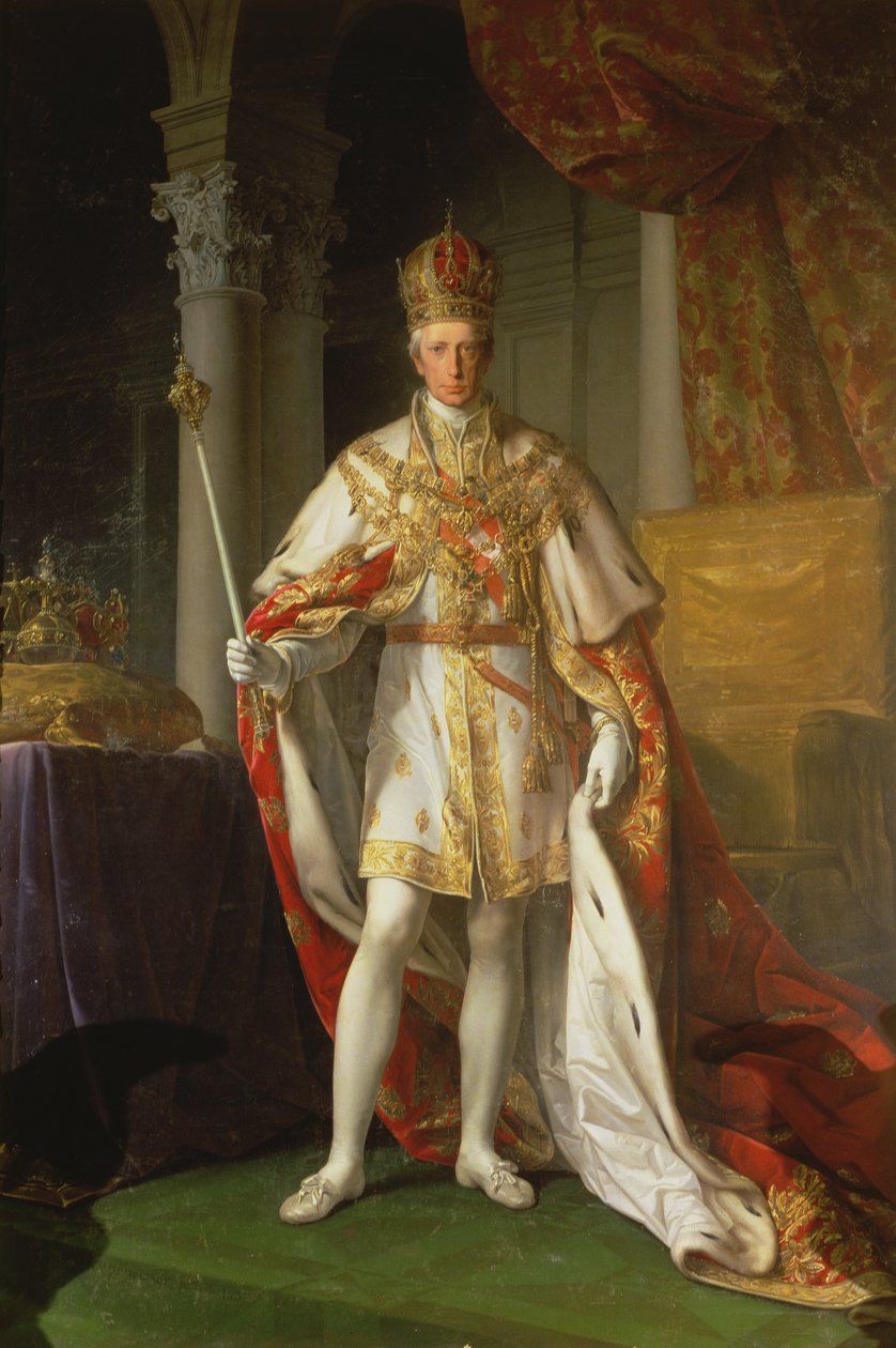 Rakouský císař František II. (1768-1835) od Leopold Kupelwieser