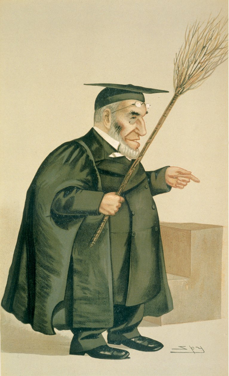 Reverend James Leigh Joynes, ilustrace z „Muži dne“, publikovaná v časopise „Punch“, 1887 od Leslie Matthew Ward