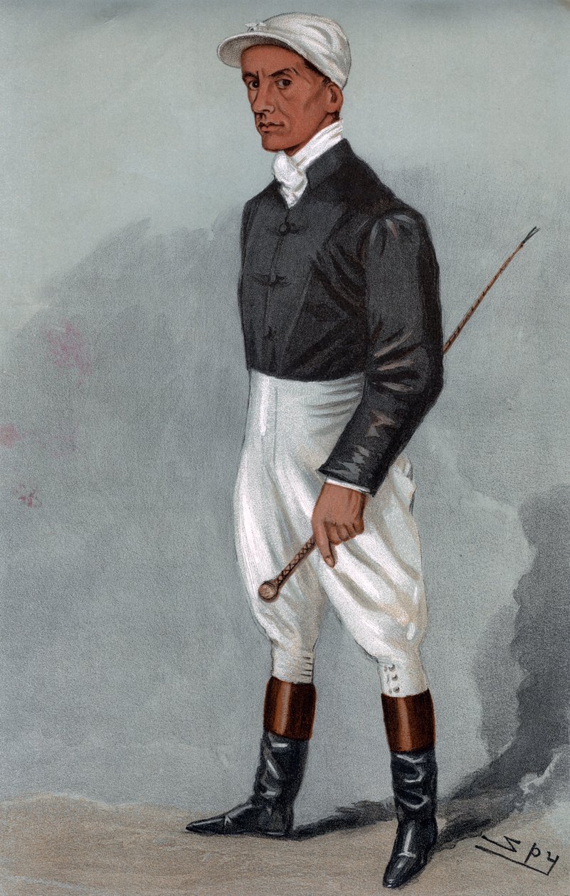 Fred Rickaby, anglický žokej 1901. od Leslie Matthew Ward