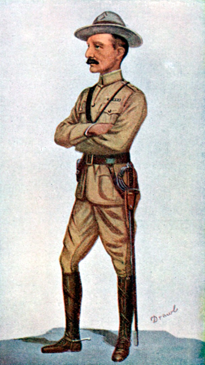 Robert Baden-Powell , anglický voják, 1900. od Leslie Matthew Ward