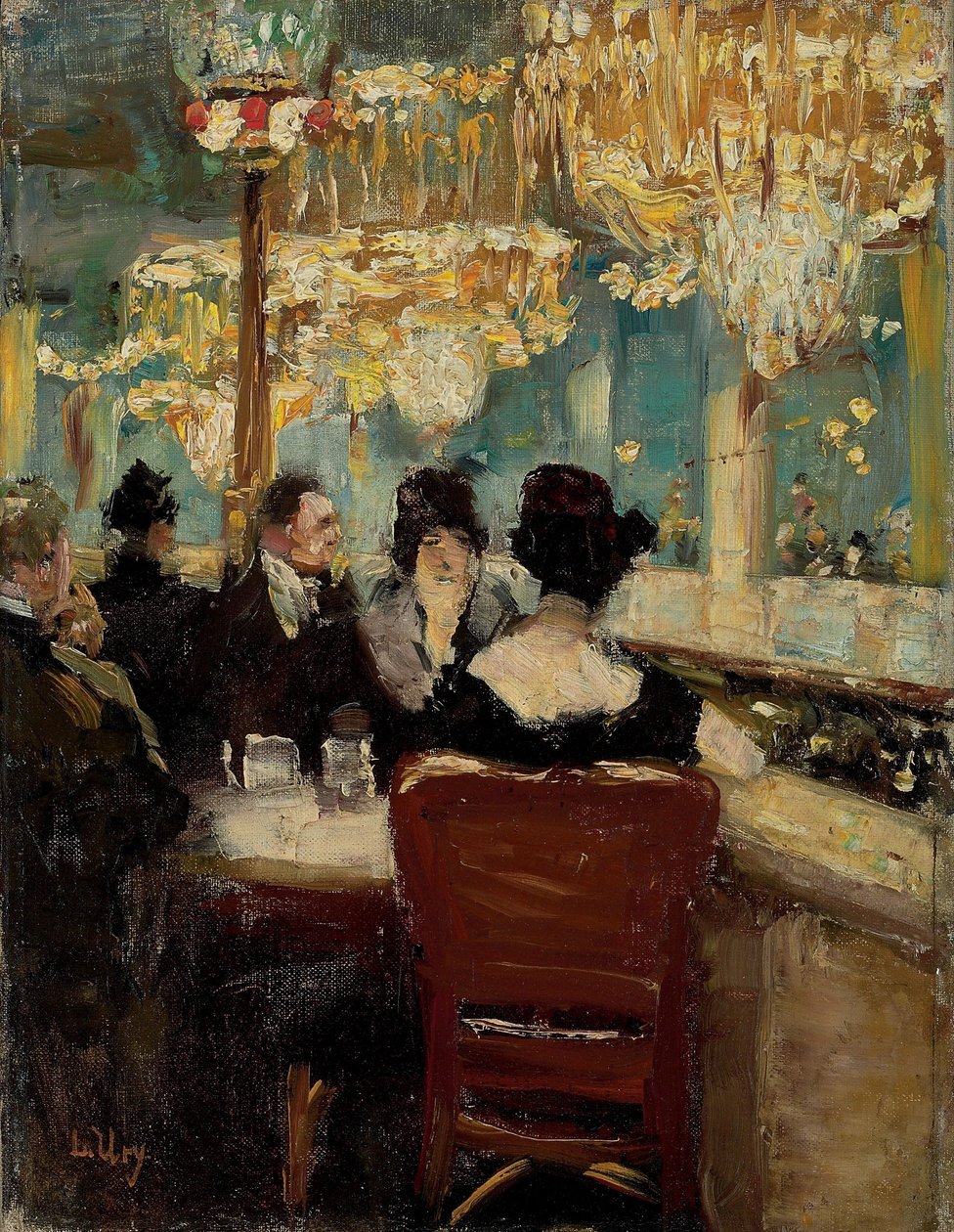 Galerie v Cafe Vaterland na Potsdamer Platz, Berlín od Lesser Ury