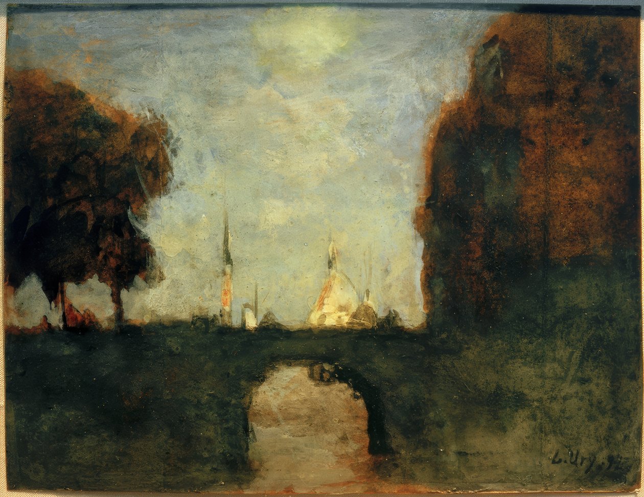 Město v měsíčním světle od Lesser Ury