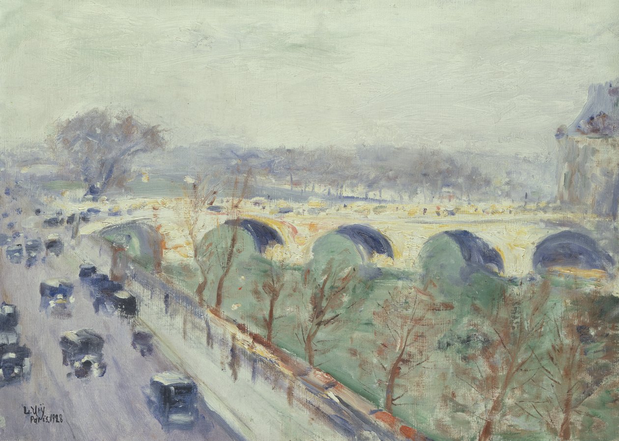 Pont Royal v Paříži, 1928 od Lesser Ury