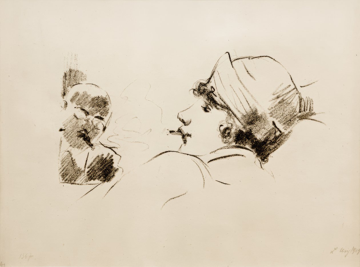 Kouřící dáma od Lesser Ury