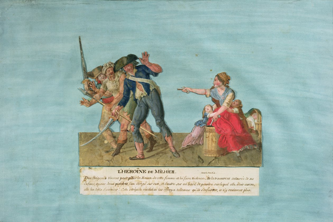 The Heroine of Milhier (kvaš na kartě) od Lesueur Brothers