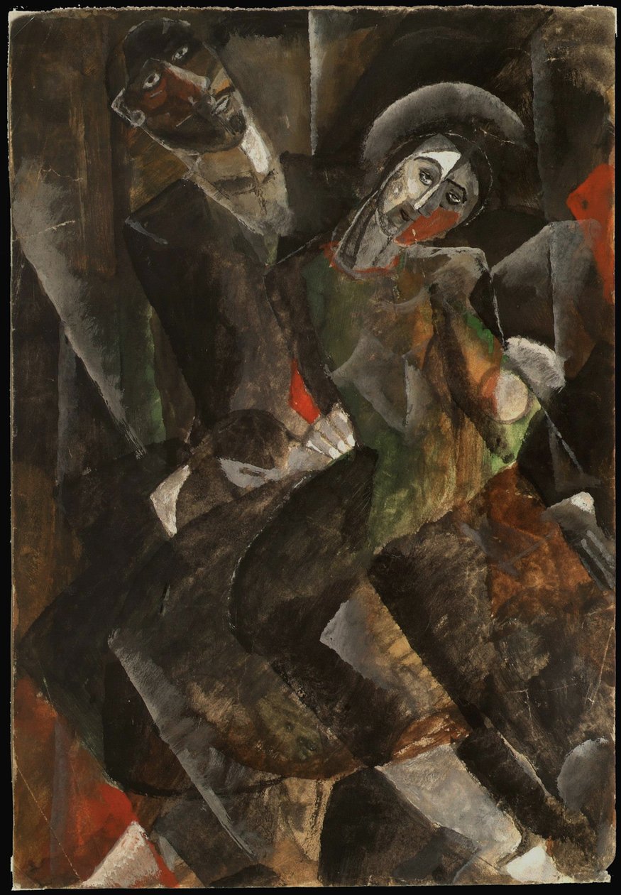 Na kolenou, 20. léta 20. století. od Lev Solomonovich Galperin