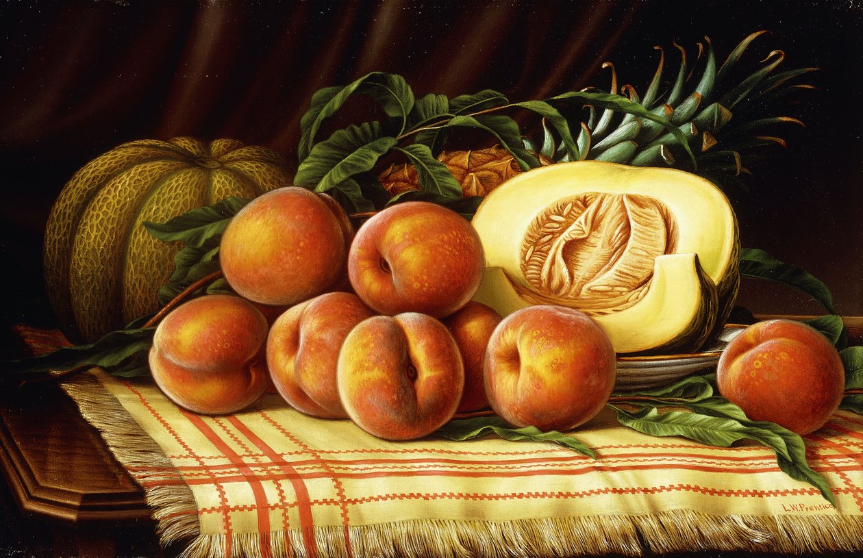 Melouny, broskve a ananas od Levi Wells Prentice