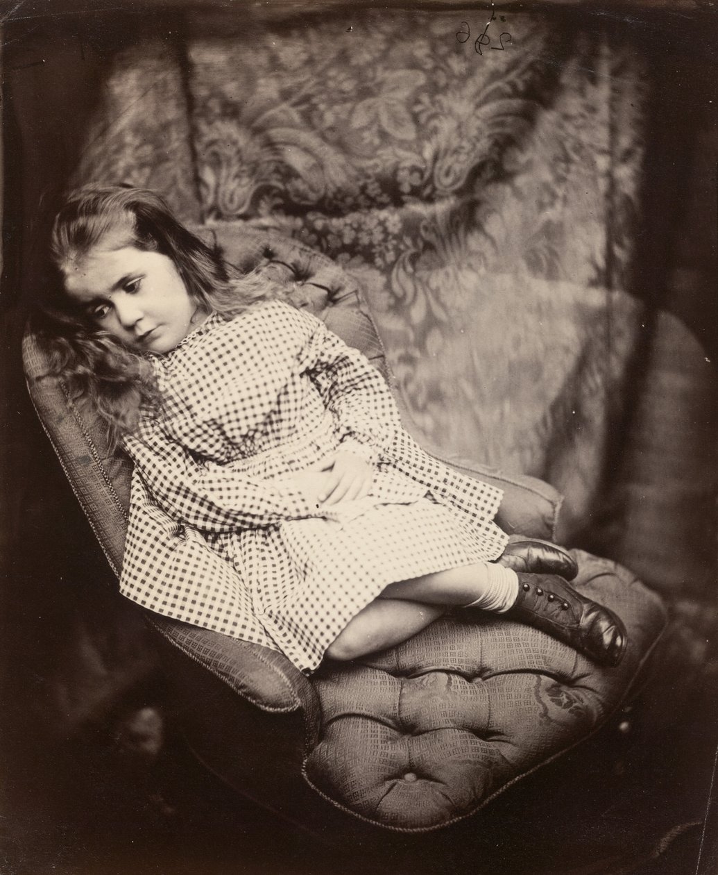 Margaret Frances Langton Clarke, 1864, vytištěno kolem roku 1866 od Lewis Carroll