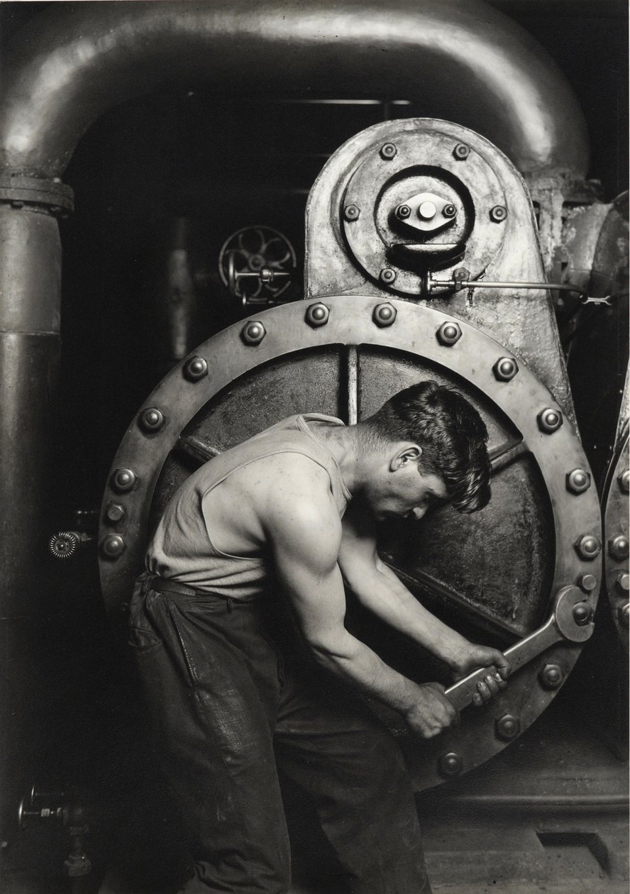 Power House Mechanic od Lewis Wickes Hine