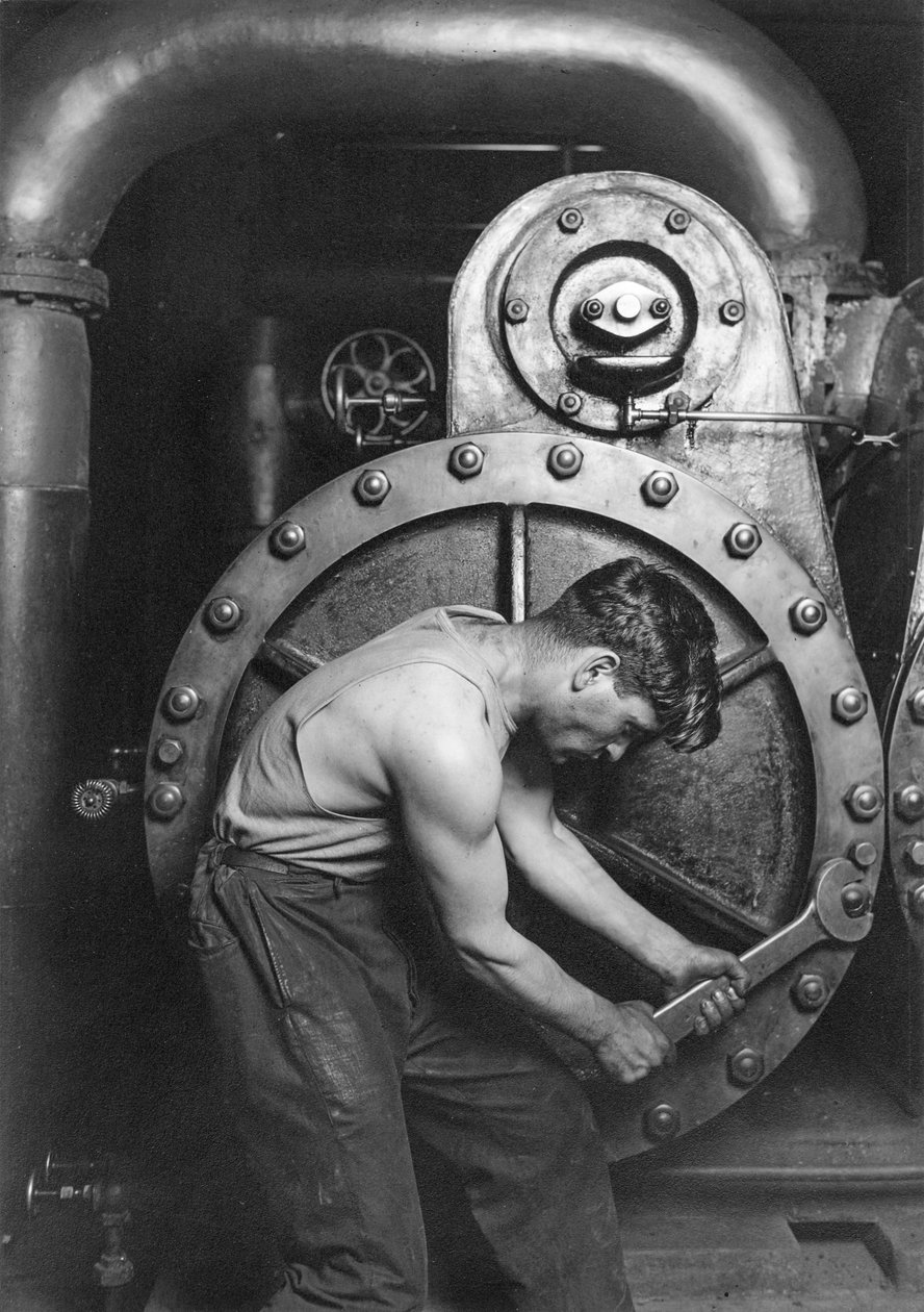 Power House Mechanic od Lewis Wickes Hine