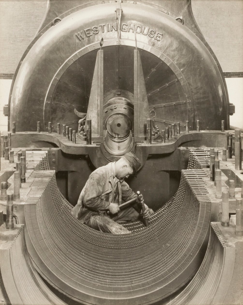 Srdce turbíny od Lewis W. Hine