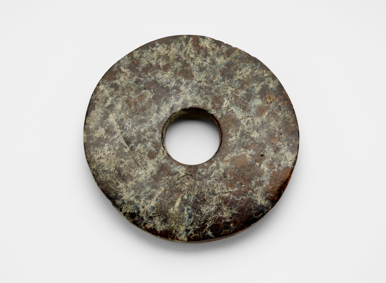 Disk, cca 3300-2250 před naším letopočtem od Liangzhu culture