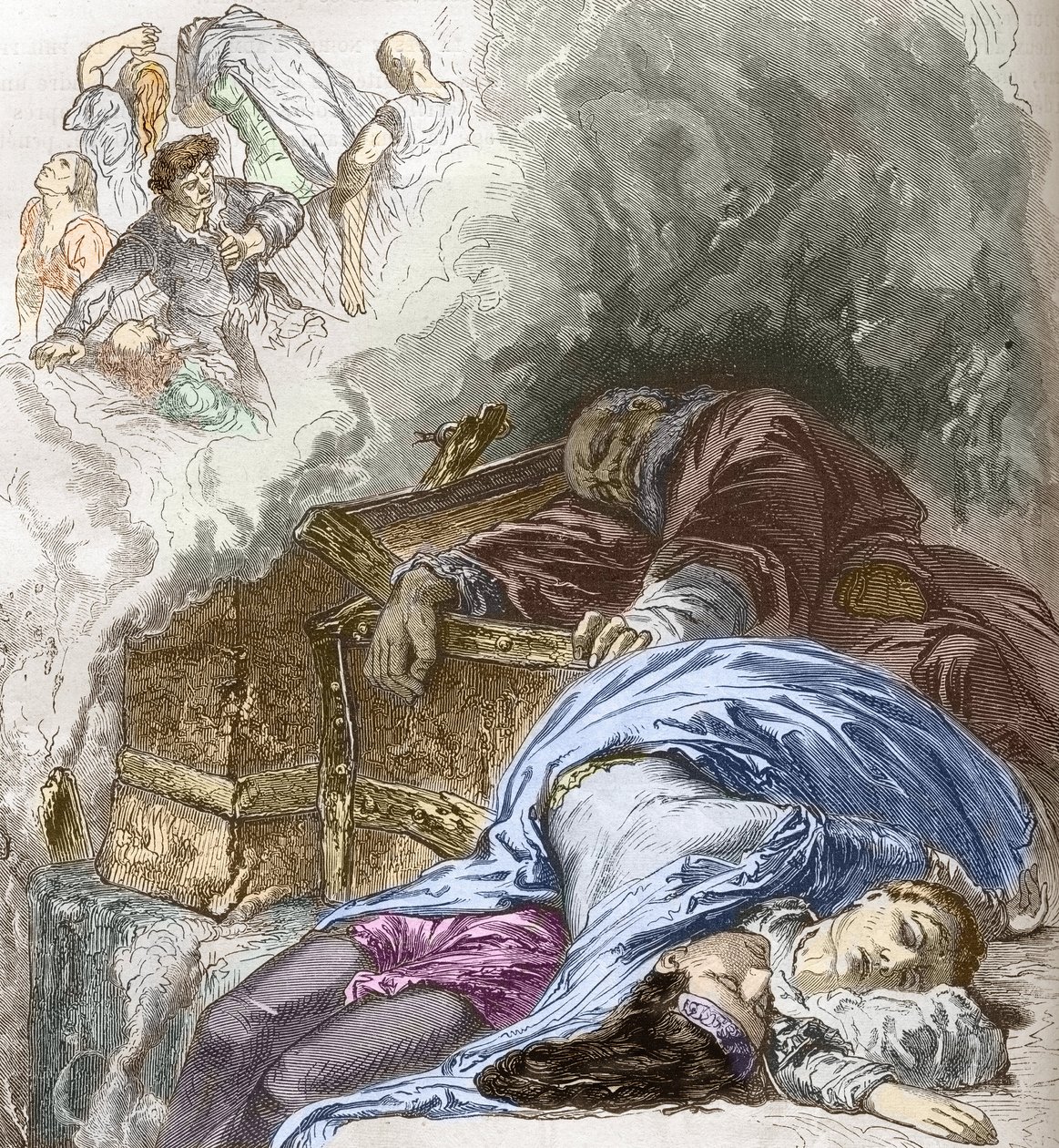 Velký mor (1347–1350) od Unbekannt Unbekannt