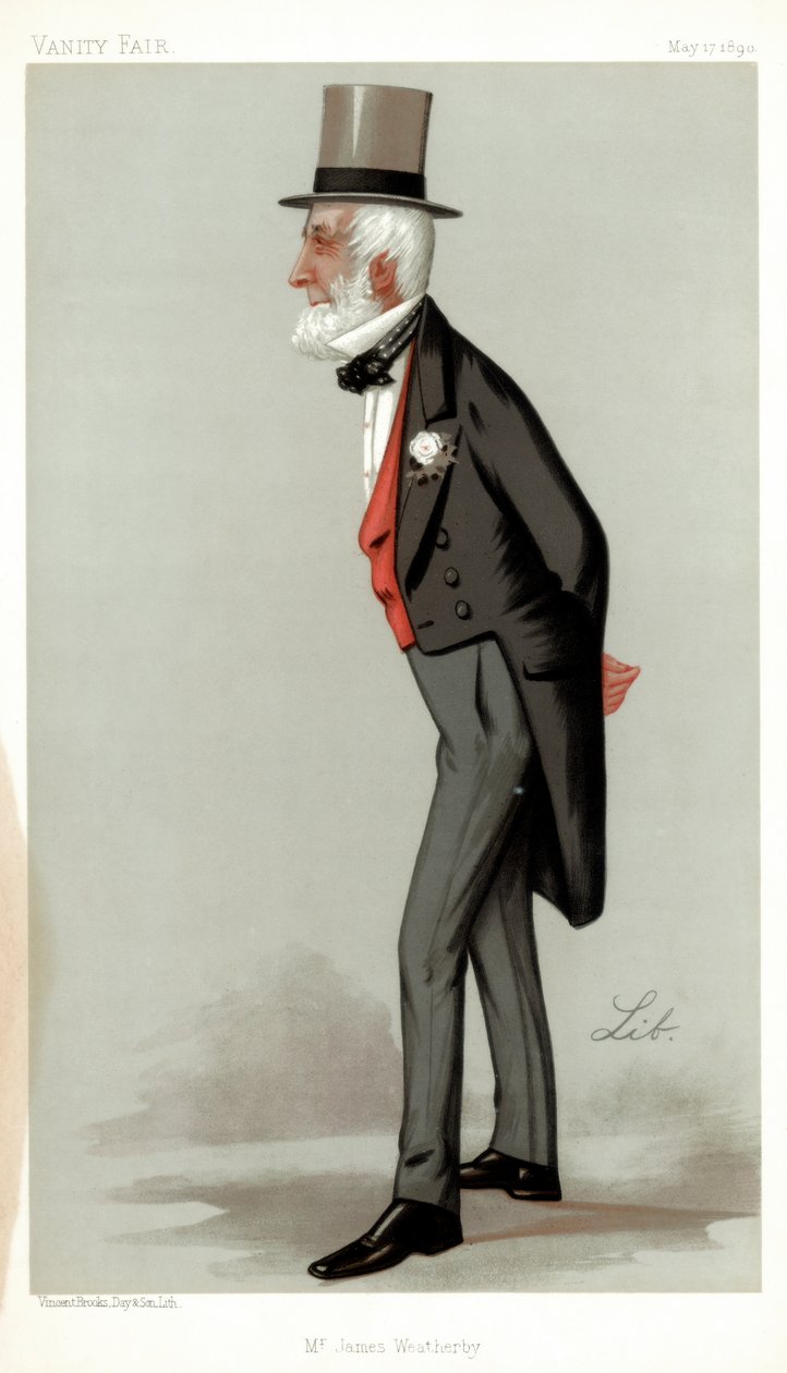 Pan James Weatherby, 1890. od Liborio Prosperi