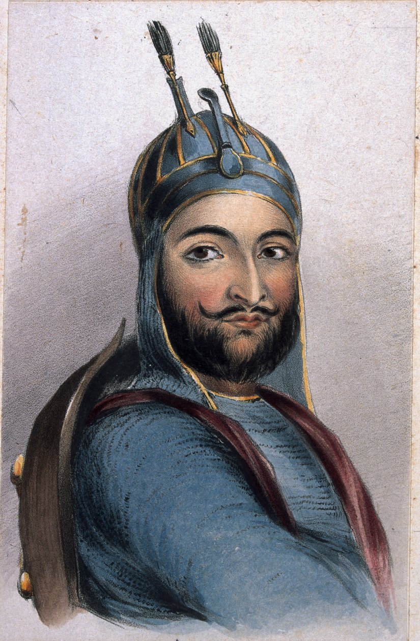 Muhammad Akbar Khan, 1842 od Lieutenant Vincent Eyre