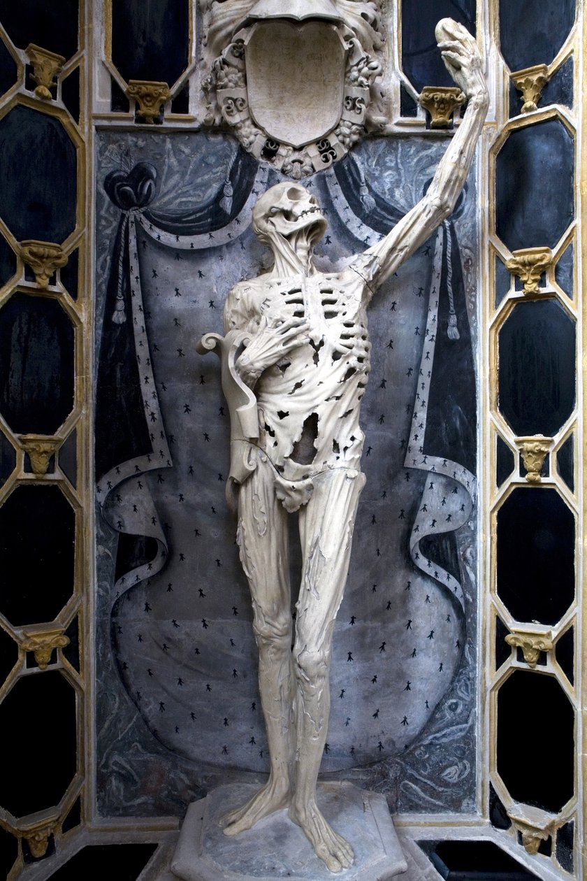 Stažený nebo The Skeleton od Ligier Richier