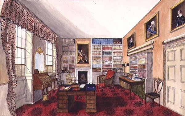Studium pana Cartwrighta v Aynhoe od Lili Cartwright