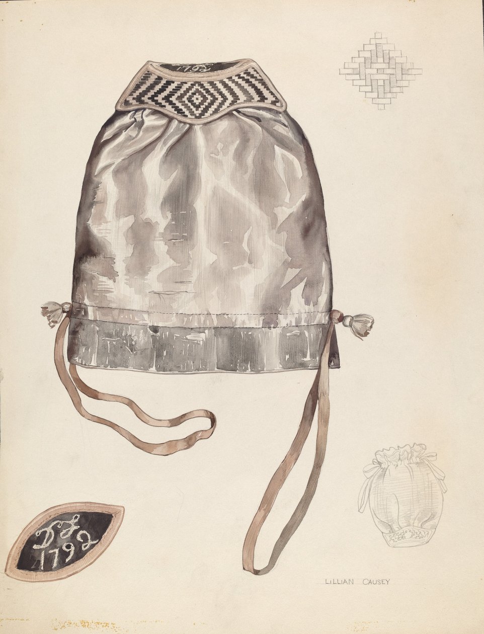 Taška, c. 1937. od Lillian Causey