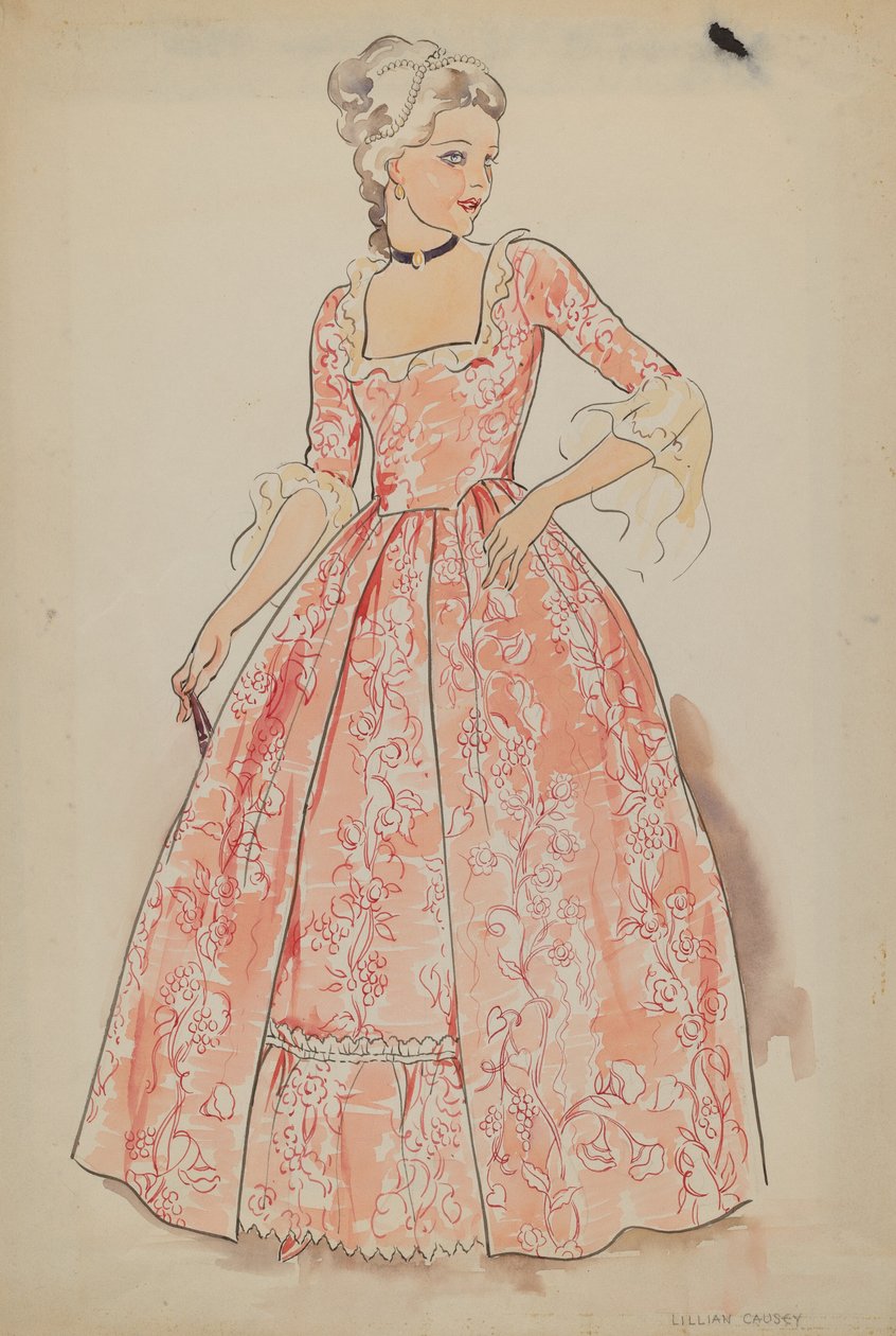 Šaty, c. 1936. od Lillian Causey