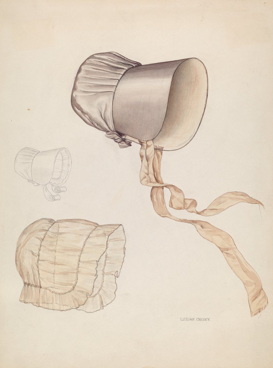Quaker Bonnet, c. 1937. od Lillian Causey