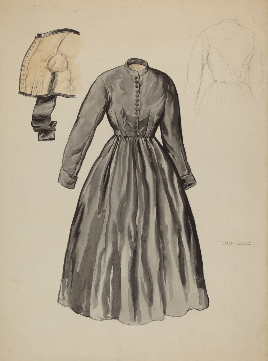 Šaty Quaker, c. 1937. od Lillian Causey