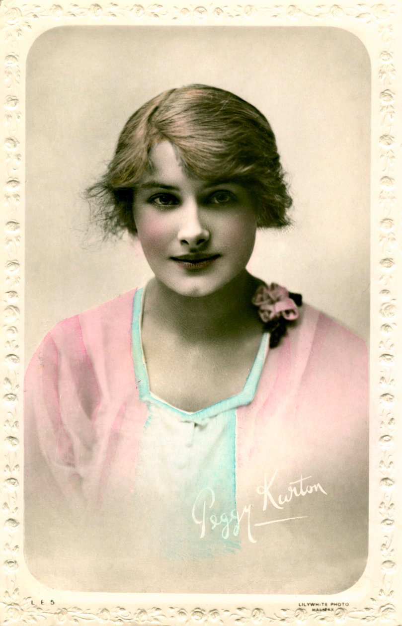 Peggy Kurton , herečka, začátek 20. století. od Lilywhite Photo