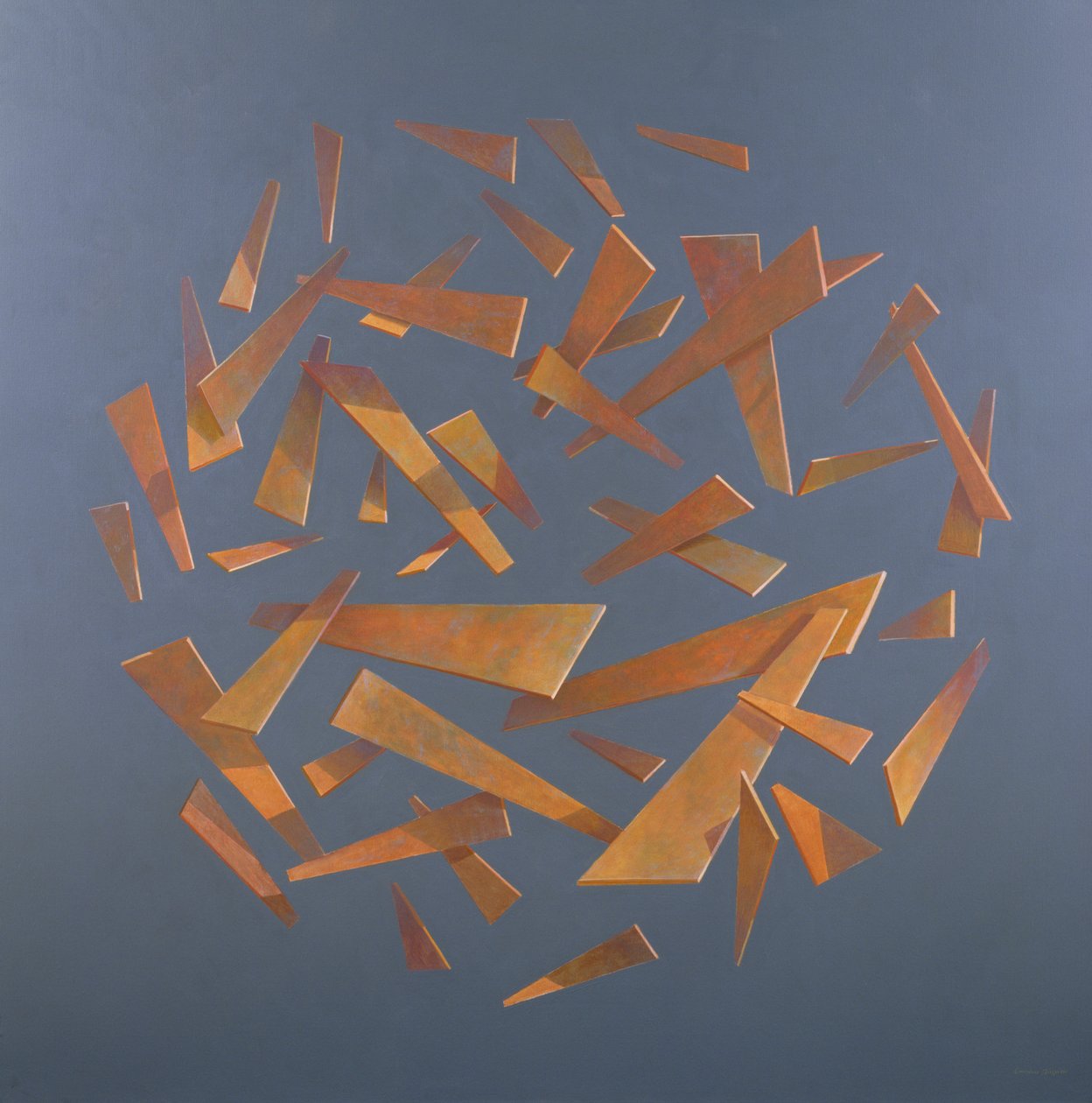 Deconstructed Sphere, 2005 (akryl) od Lincoln Seligman