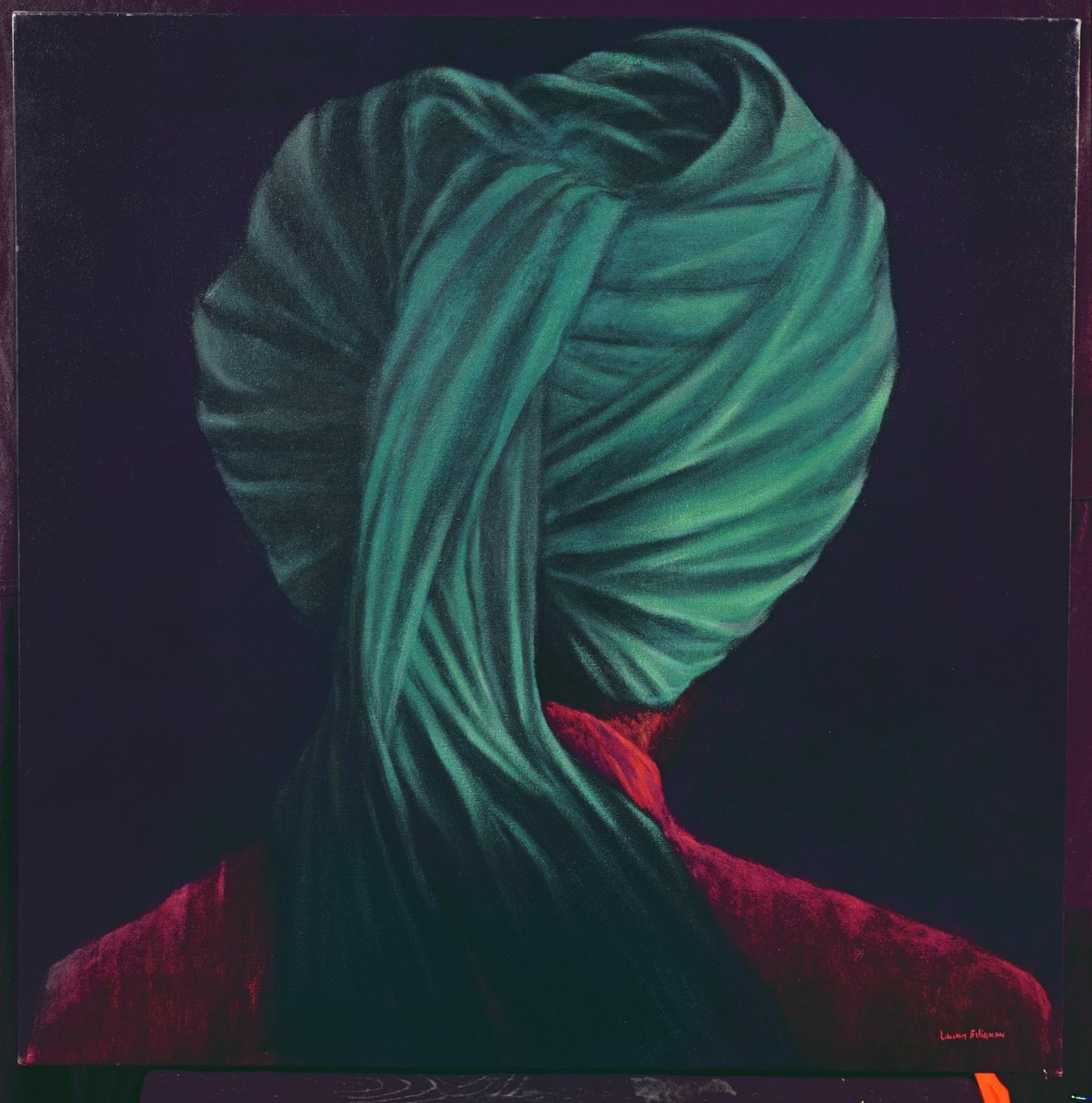 Zelený turban od Lincoln Seligman