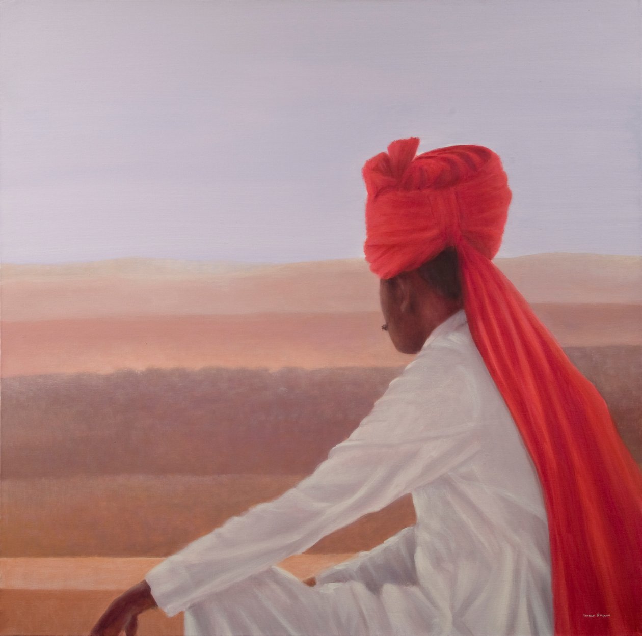 Palácová stráž, Jaipur od Lincoln Seligman
