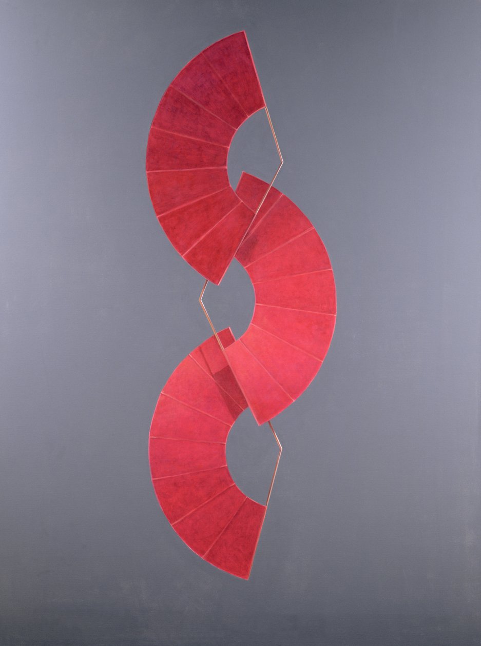 Red Fans, 2005 (akryl) od Lincoln Seligman