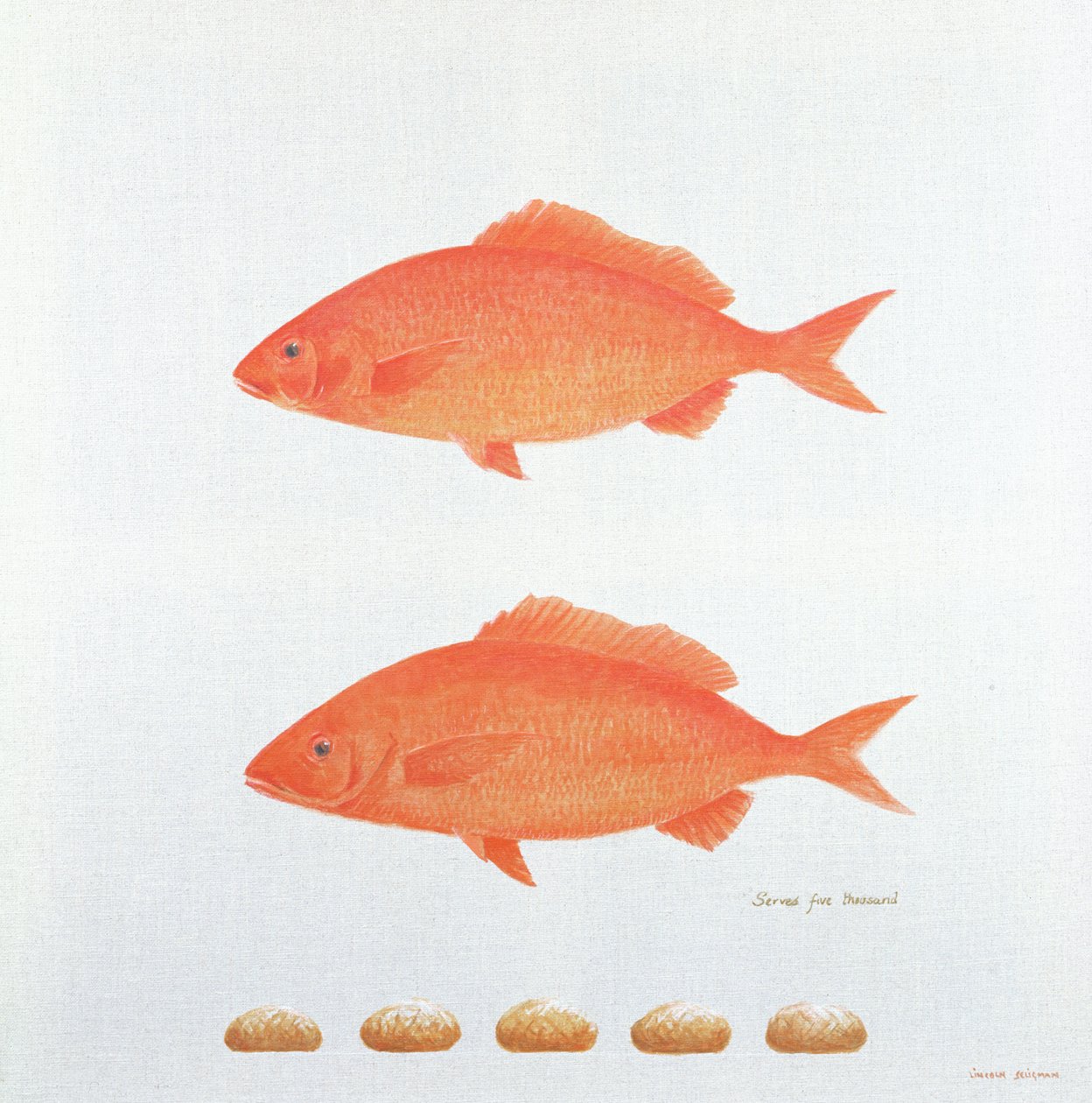 Serves Five Thousand, 2005 (akryl) od Lincoln Seligman