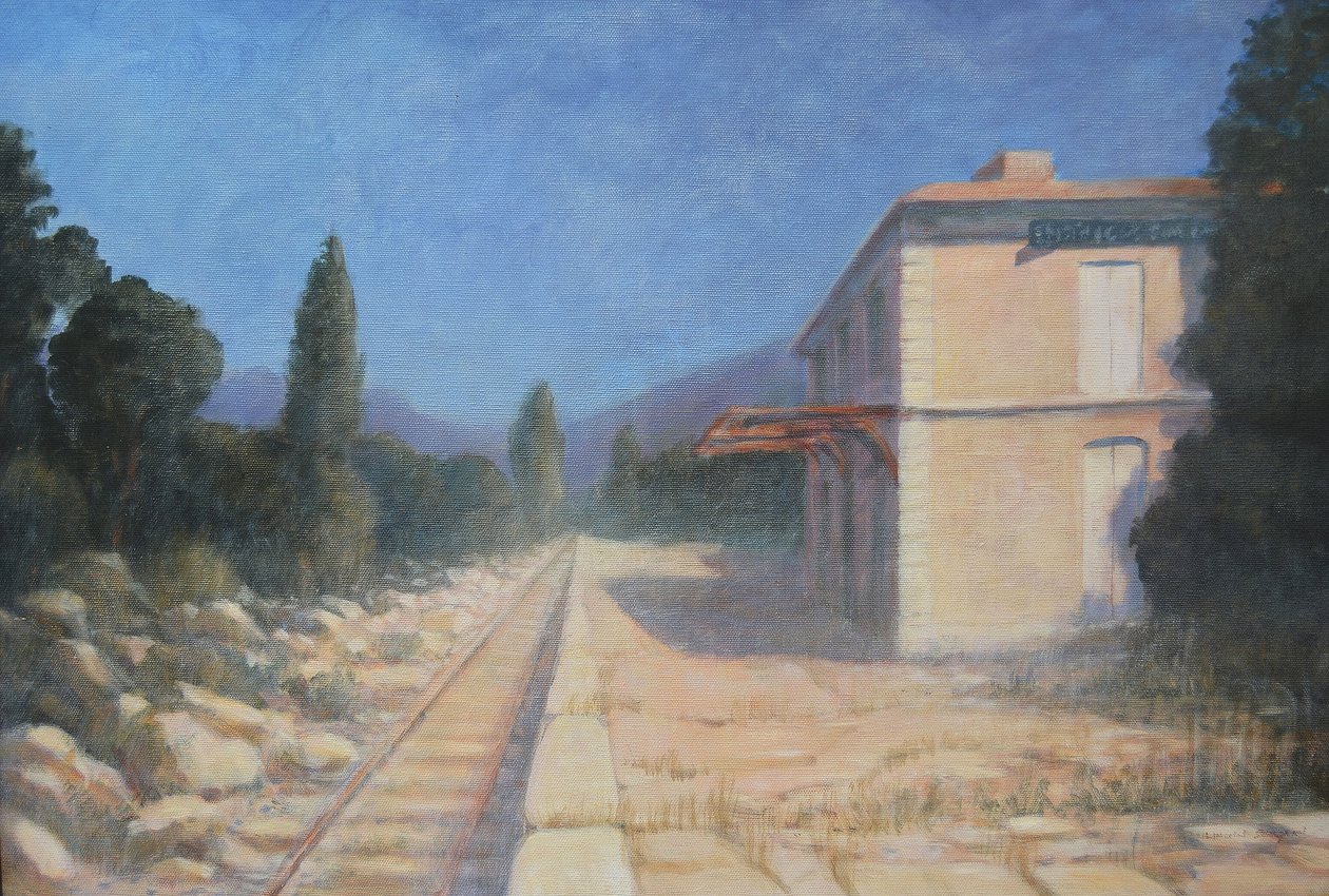 Nádraží Entraigues, Provence od Lincoln Seligman