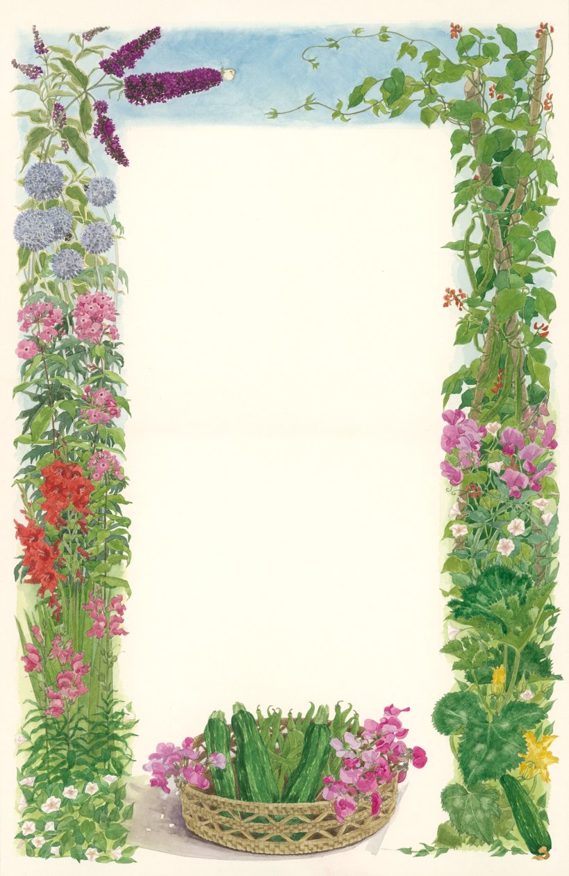 srpen 1993 (wc na papíře) od Linda Benton