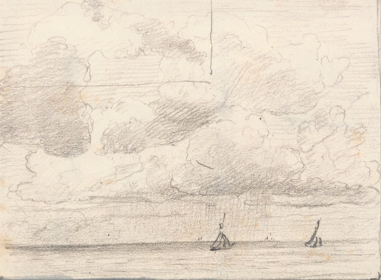 Do Squall; verso- Staffage od Lionel Constable
