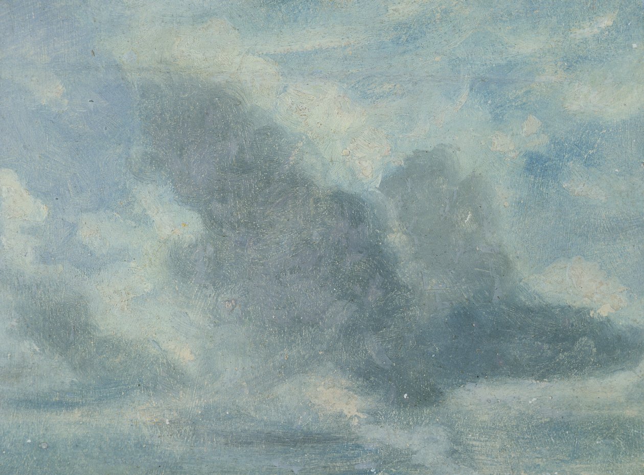 Sky Study, c.1822 (olej na papíře na desce) od Lionel Constable