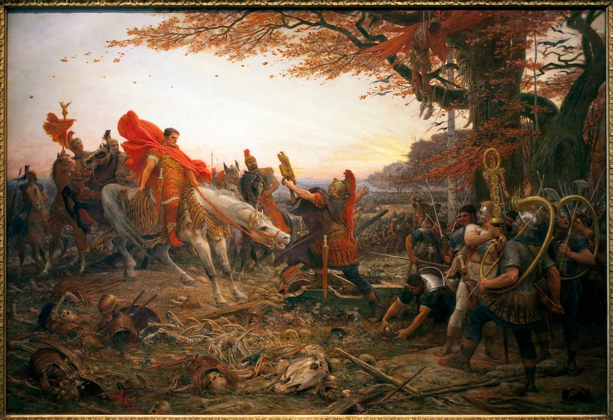 Germanicus po katastrofě Varus od Lionel Noel Royer