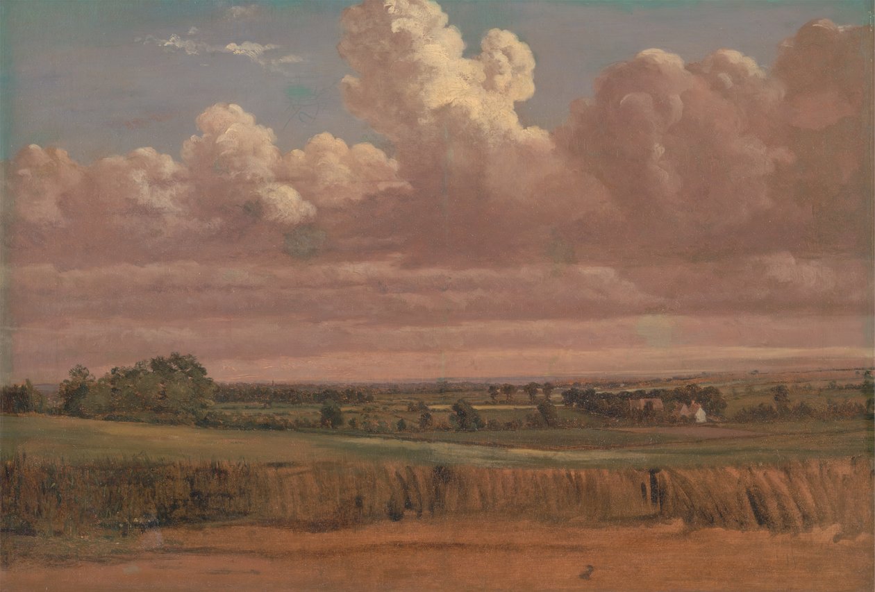 Krajina s Wheatfield, ca. 50. léta 19. století. od Lionel Constable