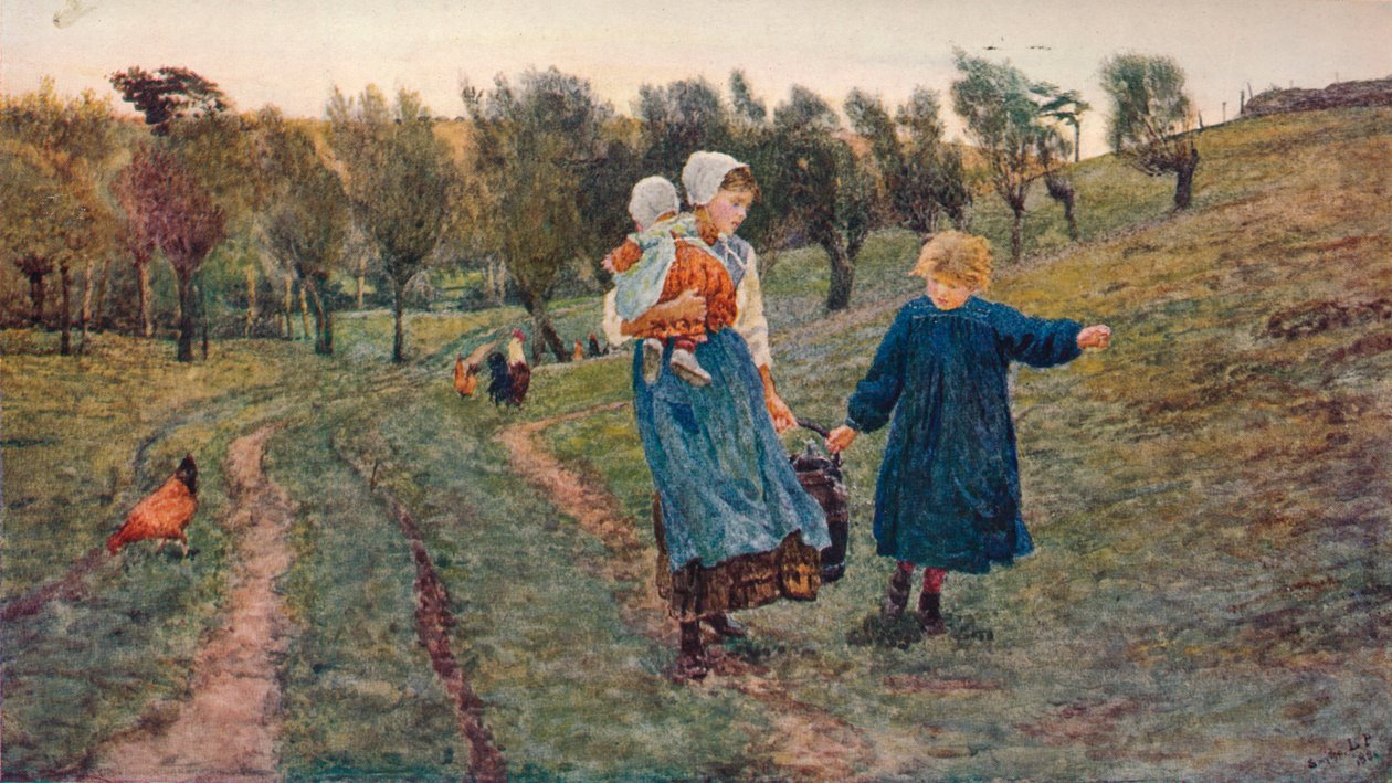 Domů, c1900 od Lionel Percy Smythe
