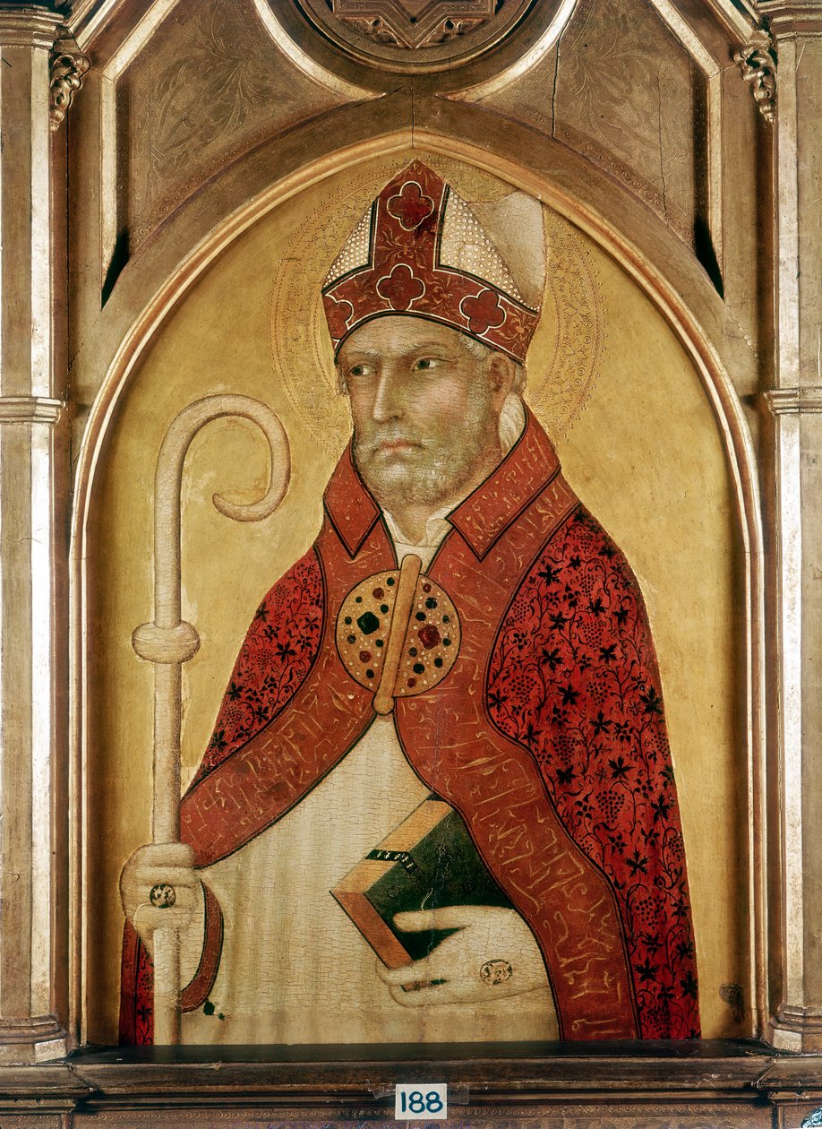 Svatý Augustin z Hrocha, počátek 14. století od Lippo Memmi