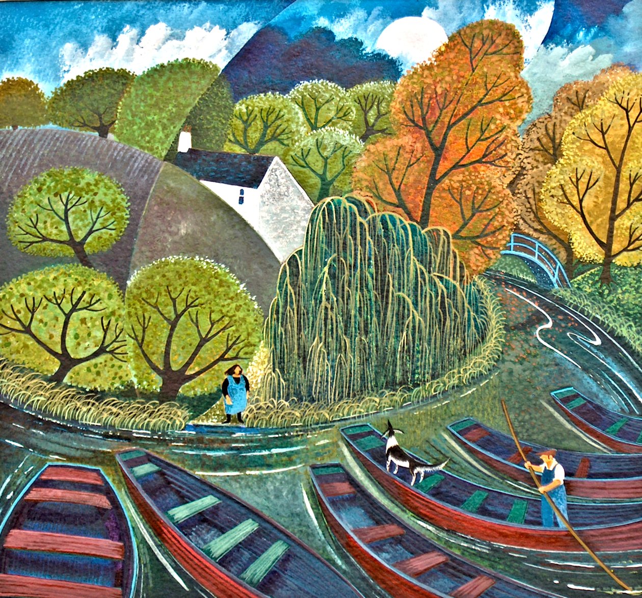 Rendezvous, 2010, (akryl na papíře) od Lisa Graa Jensen