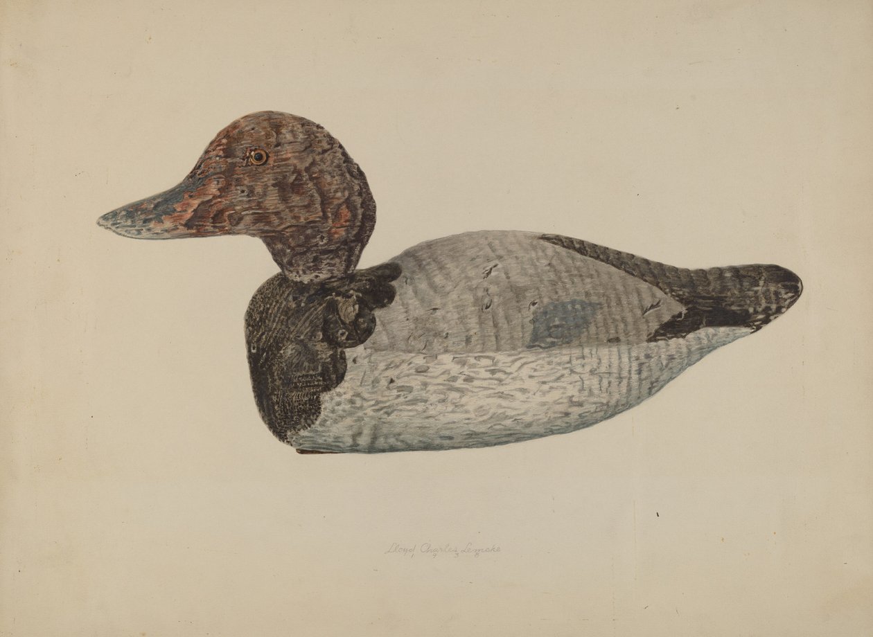 Decoy Duck #1, 1938. od Lloyd Charles Lemcke