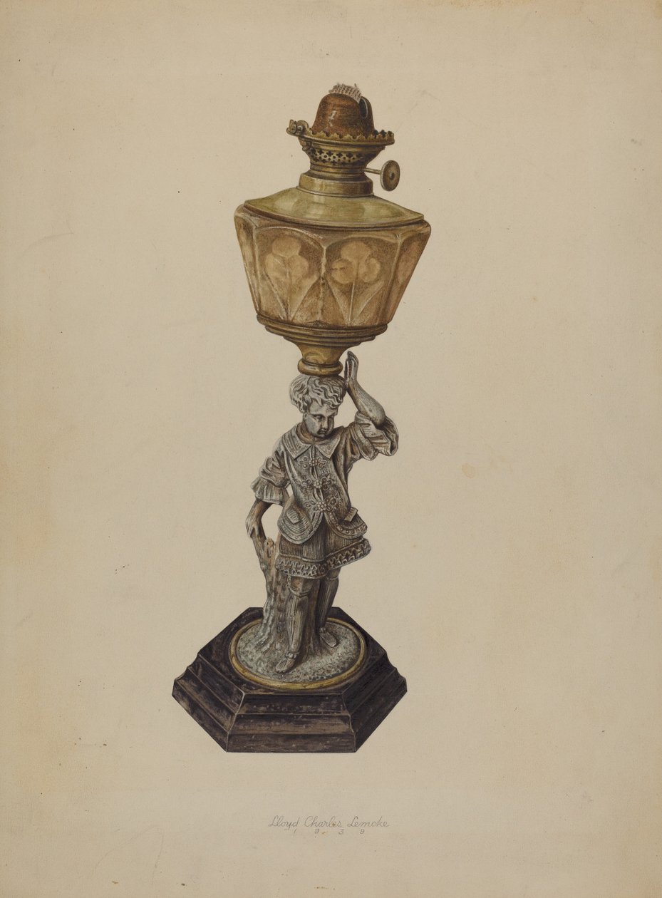 Stolní lampa, 1939. od Lloyd Charles Lemcke