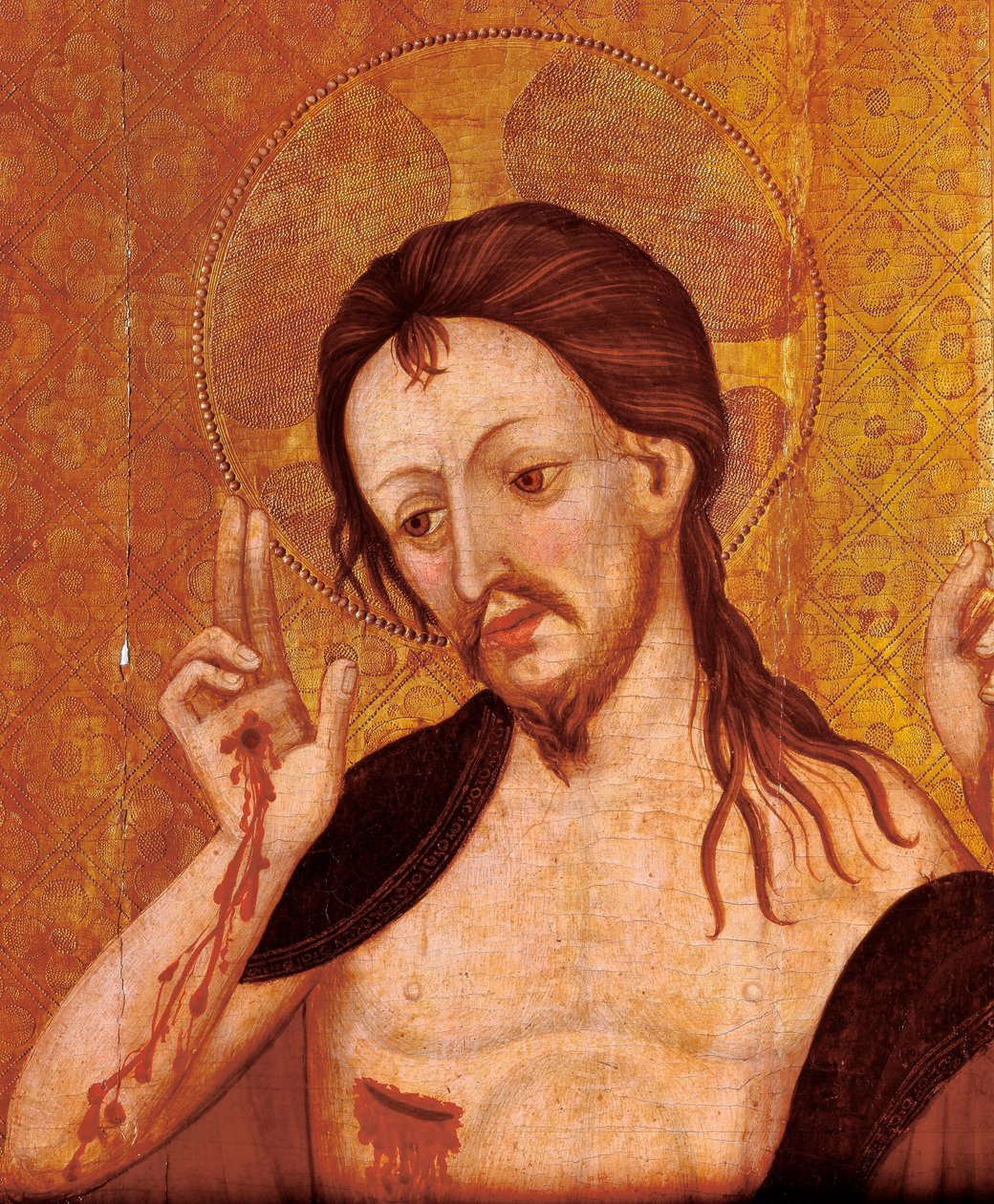 Vzkříšení, detail, začátek 15. století (tempera) od Lluís Borrassà