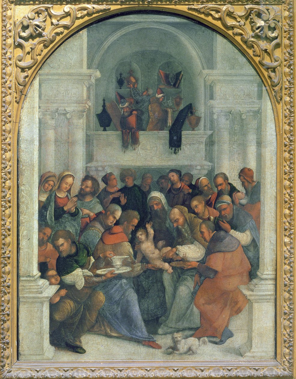 Obřízka (panel) od Lodovico Mazzolino